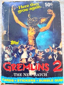 Topps Gremlins 2 The New Batch Trading Card Box