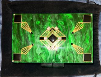 Artist Made Art Deco Clutch
