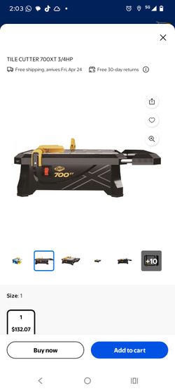 QEP 700XT 3/4 HP Tile Cutter