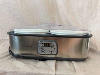Ultimate Probiotic Yogurt Maker UYM-002 Digital With 2 Glass Containers & Lids