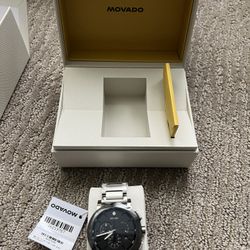 New Movado Signature Sport Men’s 44 mm Chronograph Watch 0607605