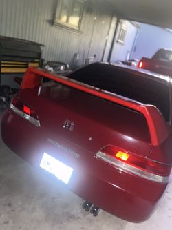 Honda Prelude spoiler 1997 (painted red)