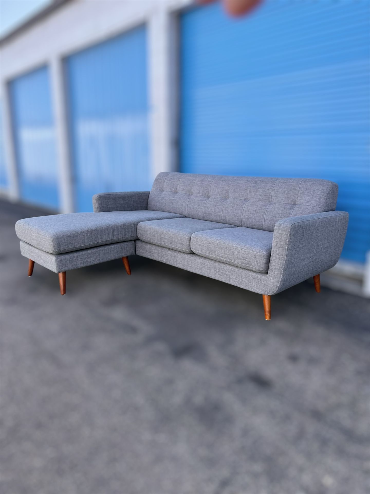 Mid Century Modern Chaise Sofa Delivery Available