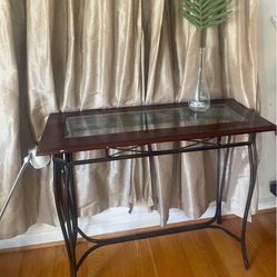 Wood Console Table