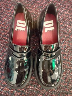 DL 1961 Black Patent Leather Loafers