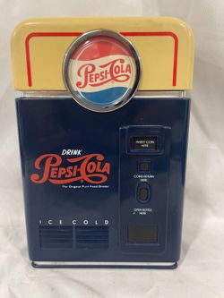 Vintage pepsi coin bank