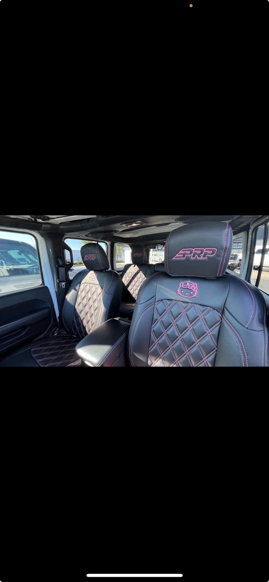LA Dodgers X Hello Kitty X PRP Jeep Seat Covers  (Front & Rear)