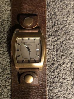 Fossil Watch, Brown, $50 Everything Works
