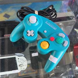 Gamecube OEM controller - RARE Teal Emerald Blue