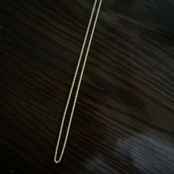 10k gold rope chain 2mm 18 inches