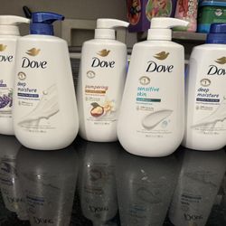 Brand New Dove Body Wash (5) For ($45)(Cash Only)(price Is Firm) 