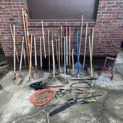 Lot Of Garden/ Yard Tools