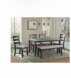 Solid wood breakfast nook dining table (6)