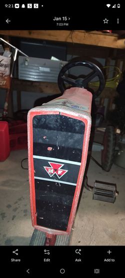 Massey Ferguson Pedal Tractor Vintage Toy