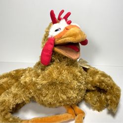 Folkmanis Chicken Rooster Puppet Two Handed