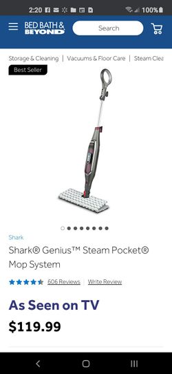 Shark steam mop barley used works great!