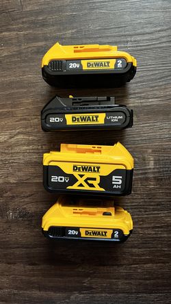 Dewalt 20v Bateries all for 185(new)