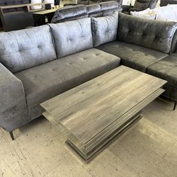 New Grey Sectional