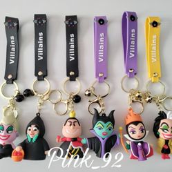 DISNEY VILLAINS KEYCHAIN