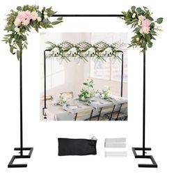 Table Metal Arch Frame Backdrop
