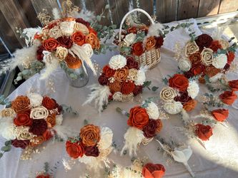 Fall wedding florals