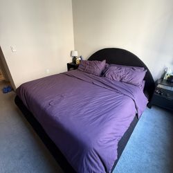 King Bed Frame and Mattress