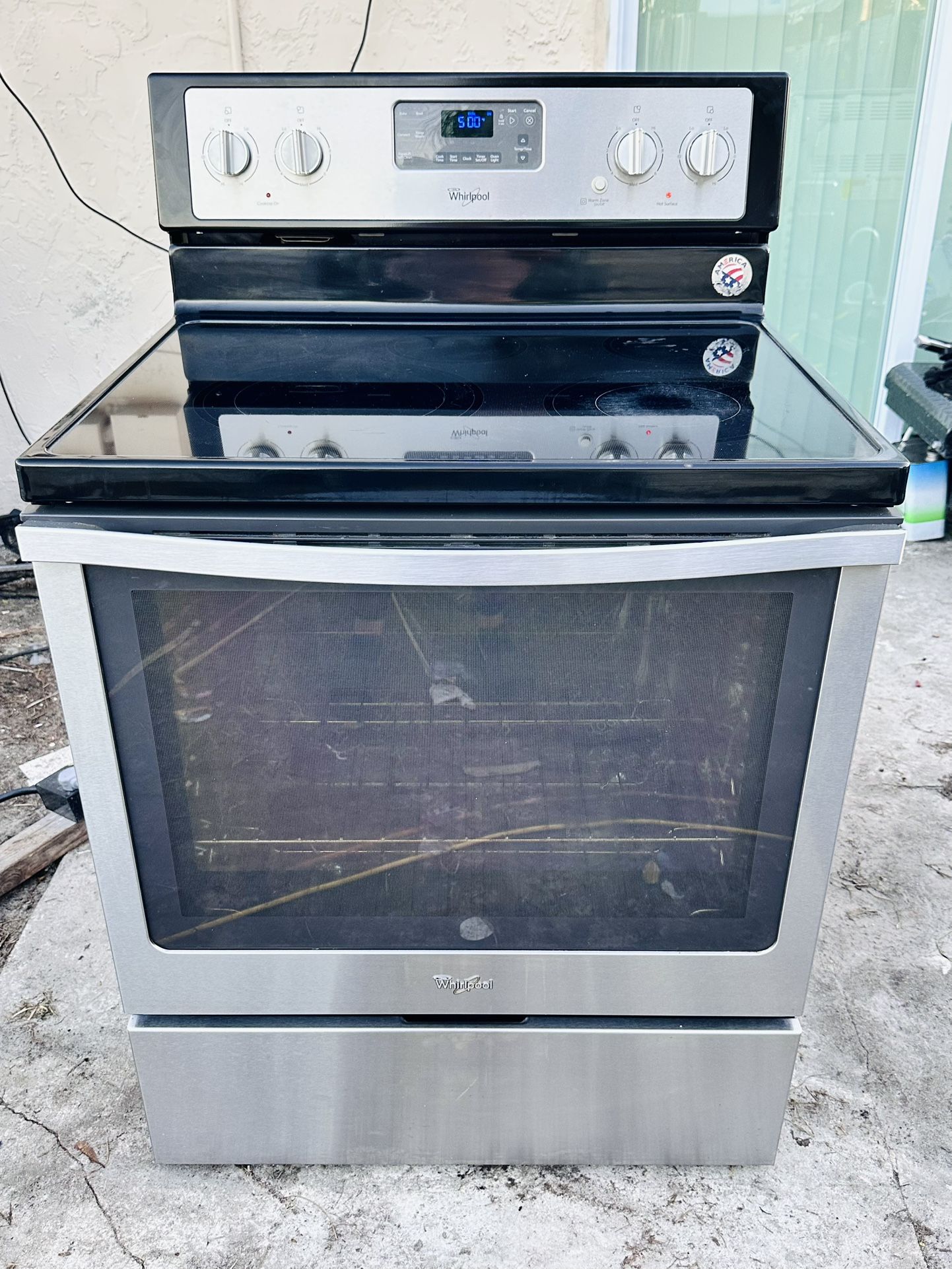 Stainless Steel Stove Whirlpool 