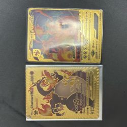 Charizard Vmax Gold Foil Pokémon Cards