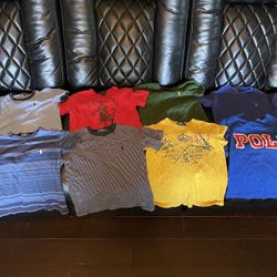 Ralph Lauren Polo Boys Shirt Lot Sz5 18pcs