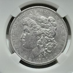 1884-O Morgan Silver Dollar 