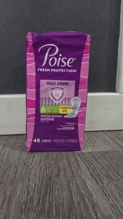 Poise liners feminine care