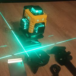 Nivel Láser 4x360 Autonivelante 16 Líneas Haz Verde 4D Herramienta De Láser De Línea Cruzada Profesional Modo De Pulso Para Construcción Azulejos Colg