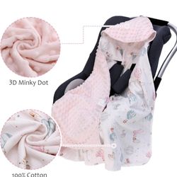Car Seat Blanket Like New With Princess Pillow 