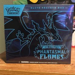 Mega evolution phantasmal flames etb box unopened