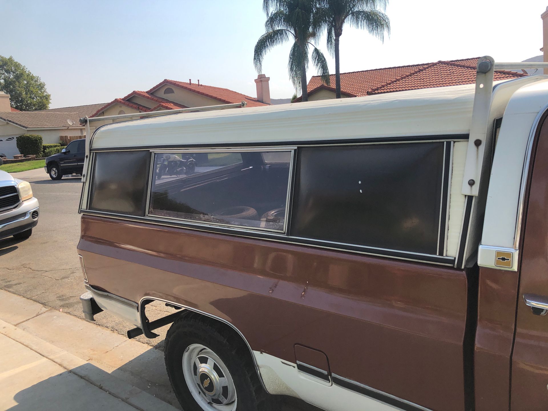 For a long bed Chevy truck camper shell