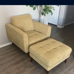 Love Seat & Ottoman