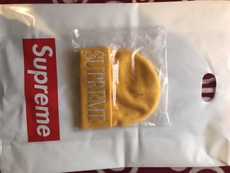 Supreme Yellow Studded Beanie