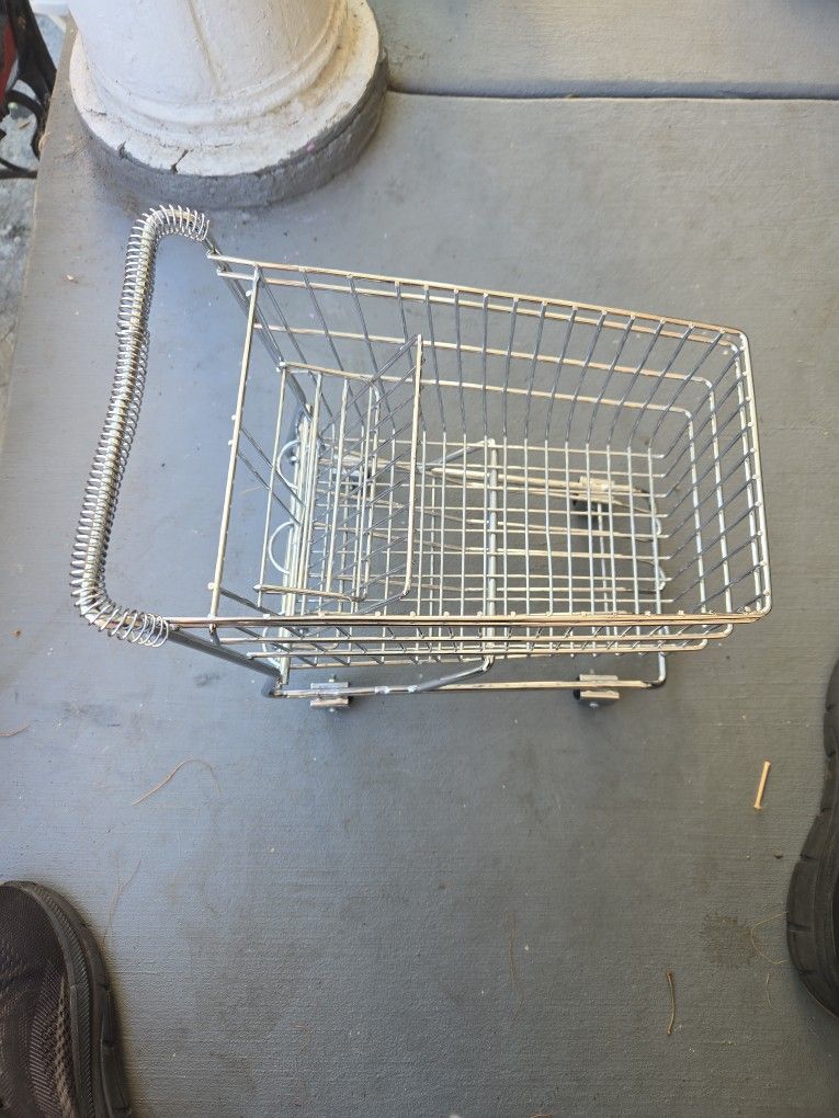 Miniature Shopping Cart
