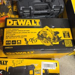 Brand New Dewalt Saw