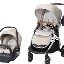 Maxi-Cosi Adorra Travel System Car seat & Stroller - Nomad Sand (Beige)