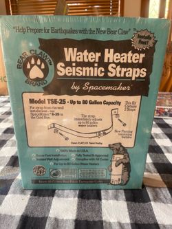 Water Heater Seismic Straps