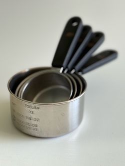 Vintage Revere Ware Stainless Steel Measuring Cups Set - 4 Piece