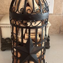 Wine Cork Holder With Corks 