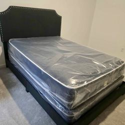 FULL MATTRESS, BED FRAME & BOX SPRING 🚚 🔥