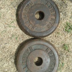 Vintage Roberts Free Weights, 10 Lb