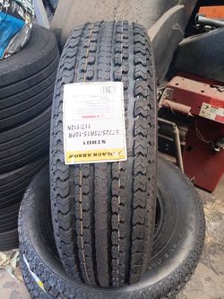 New Set of tires st225 75 15 BLACKARROW