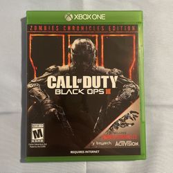 Call Of Duty Black Ops 3 Xbox One Game