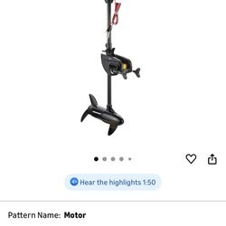 Newport NV-Series Thrust Saltwater Transom Mounted Trolling Electric Trolling Motor 55 lbs thrust