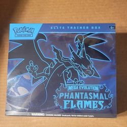 Pokemon Phantasmal Flames Mega Evolution Elite Trainer Box etb Sealed New 