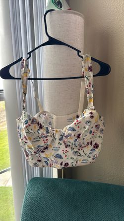 Printed Bustier Crop Top